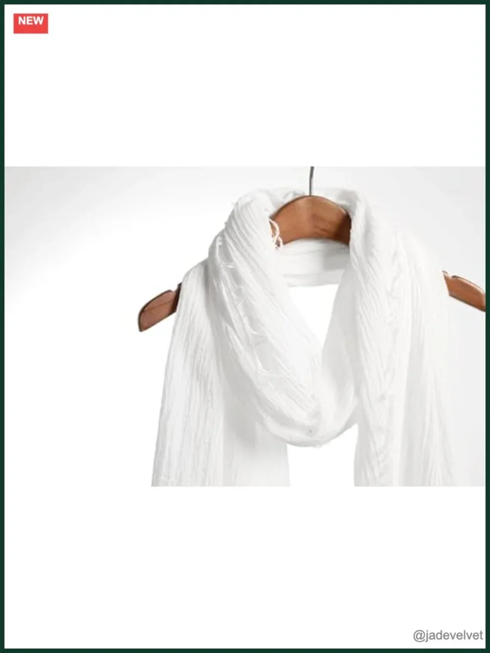 100% Cotton Frayed Edge Fashion Scarf Lightweight Wrap